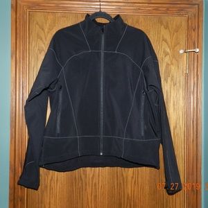 Men's Castle Racewear Black w/White Stitch Jacket